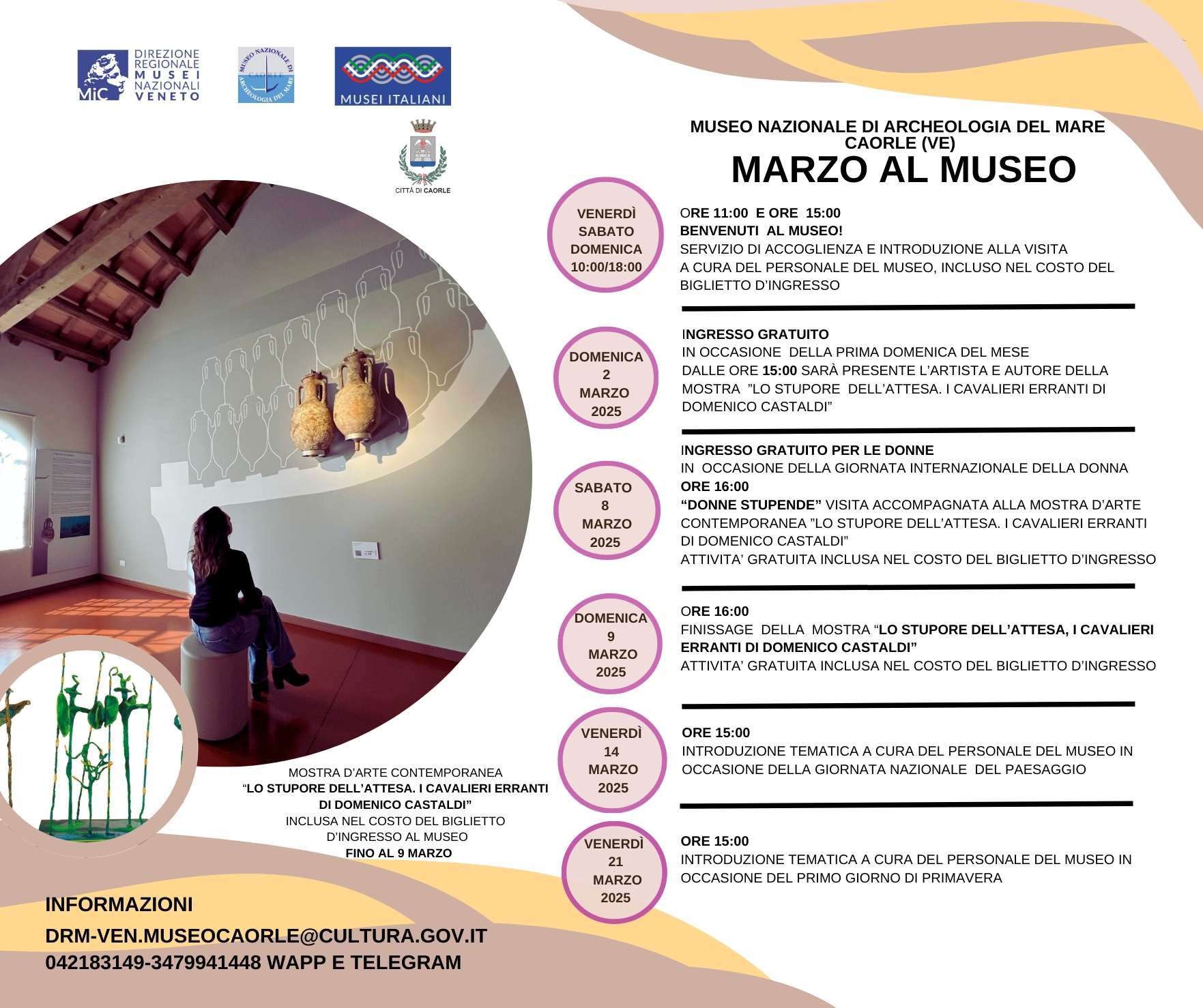 Marzo 2025 al Museo nazionale archeologia del Mare di Caorle